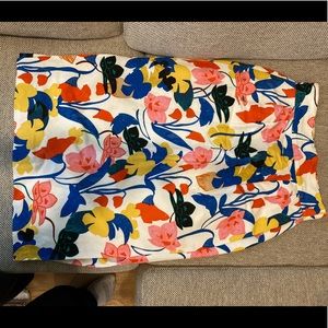 J. Crew Floral Skirt